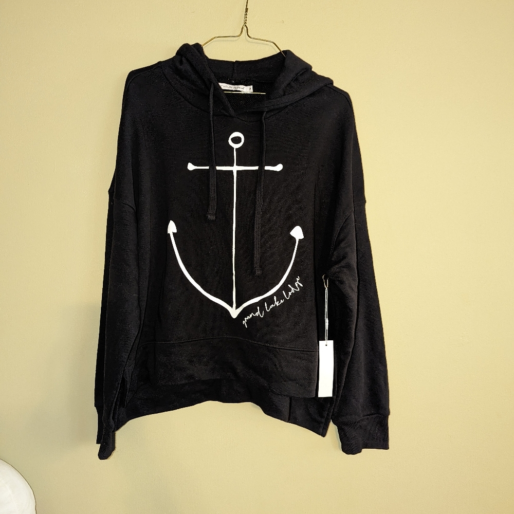 NWT Hi-low Boat House Apparel Hooded Sweatshirt